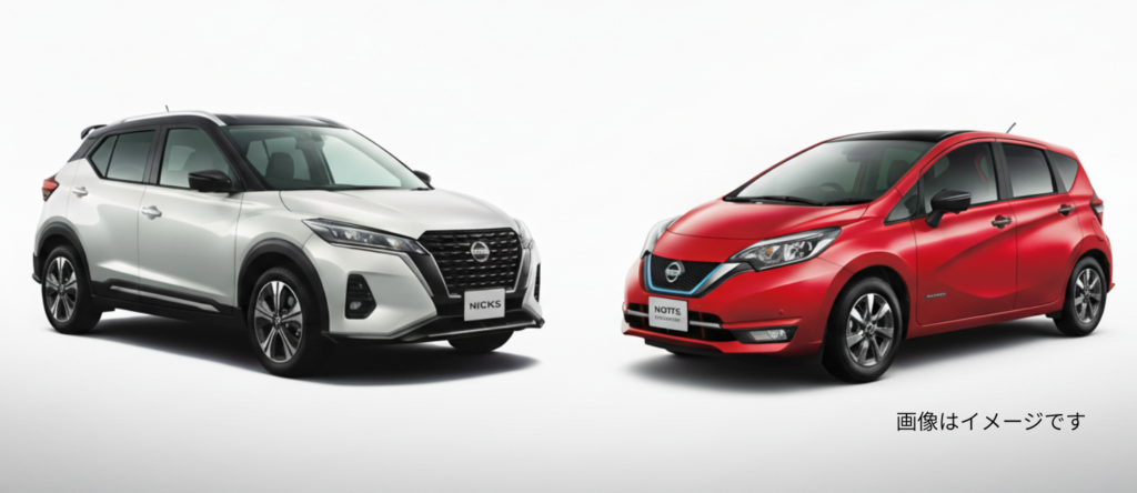 カブスク車両ラインナップ車種画像